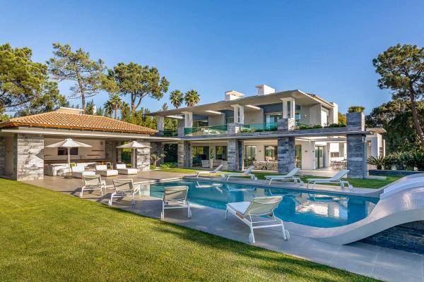 Contemporary Quinta do Lago Villa with Indoor and Outdoor Pool